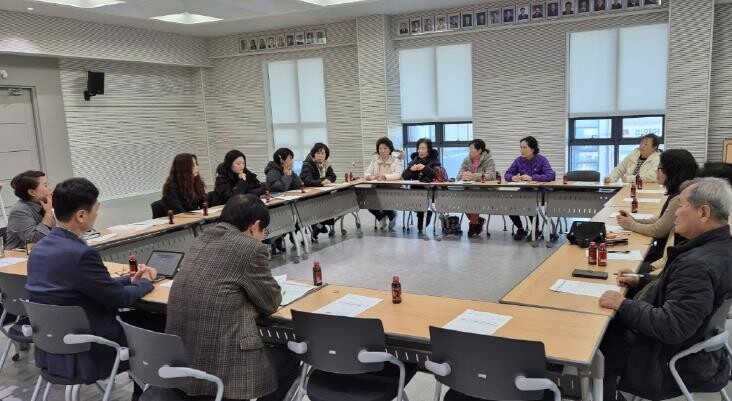 안성시 미양면지역사회보장협의체 간담회...