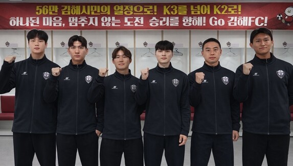 김해FC2008, 핵심 선수 6명 재...