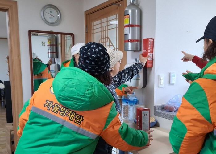 양주시·지역자율방재단, 강추위 대비 ...