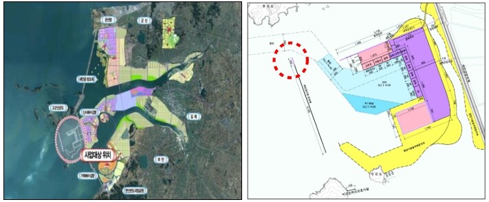 해양수산부, 새만금항 신항 방파제 연...