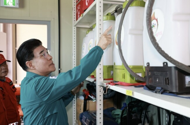 계룡시, 산불취약지 현장점검...안전...