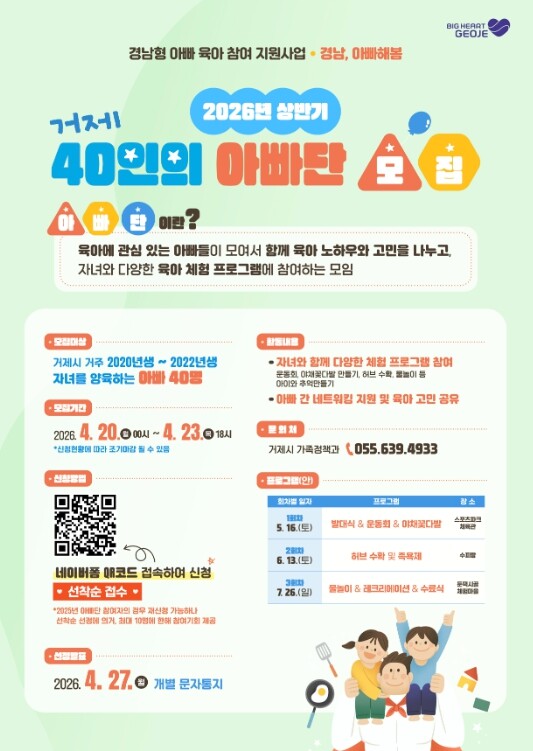 거제시, 2026년 상반기