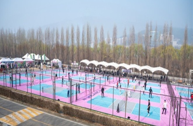 서울시, 테니스·탁구 장점 결합 한강...