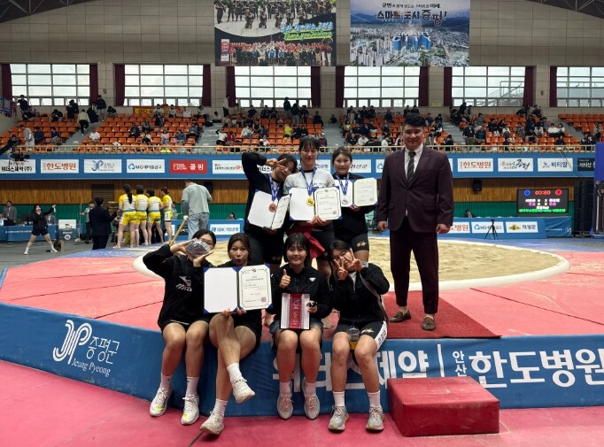 괴산군청 여자 씨름단, 증평인삼배 전...