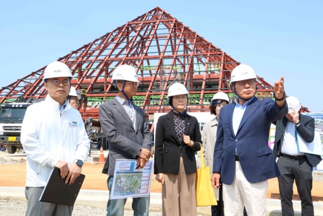 박수관 섬박람회 조직위원장 주행사장 ...
