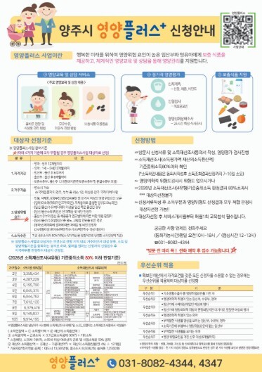 양주시보건소, 영양플러스 사업대상자와...