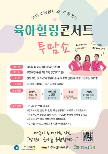 인천여성가족재단, 아이사랑꿈터와 함께...