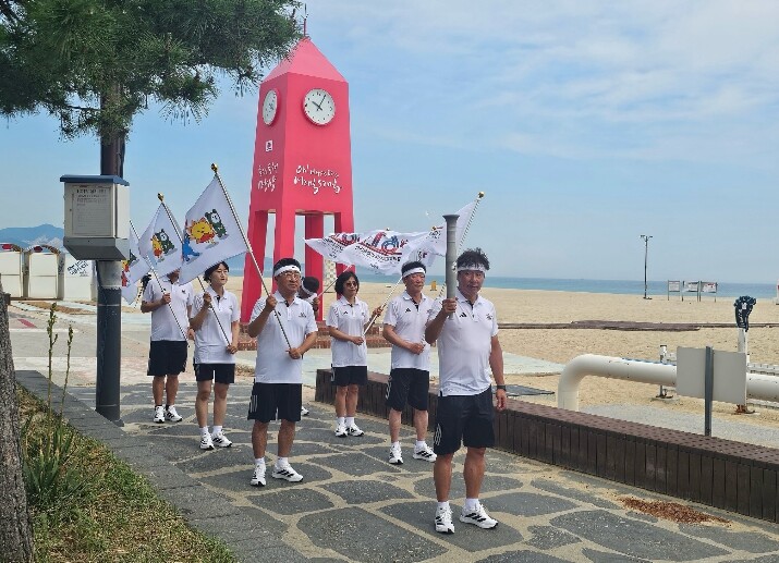 동해시 9개동 시민이 잇는 성화의 길...