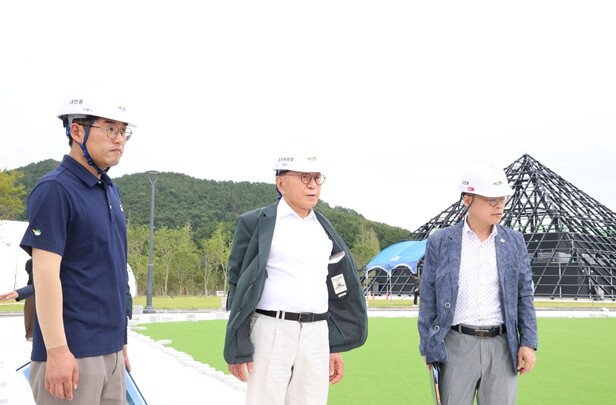 박수관 조직위원장 섬박람회 주행사장 ...