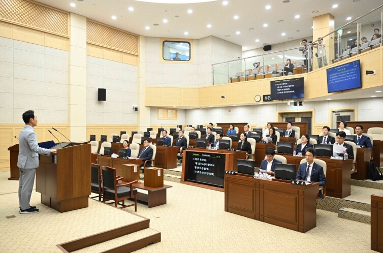 제5대 세종시의회 전반기 의장단 선출...