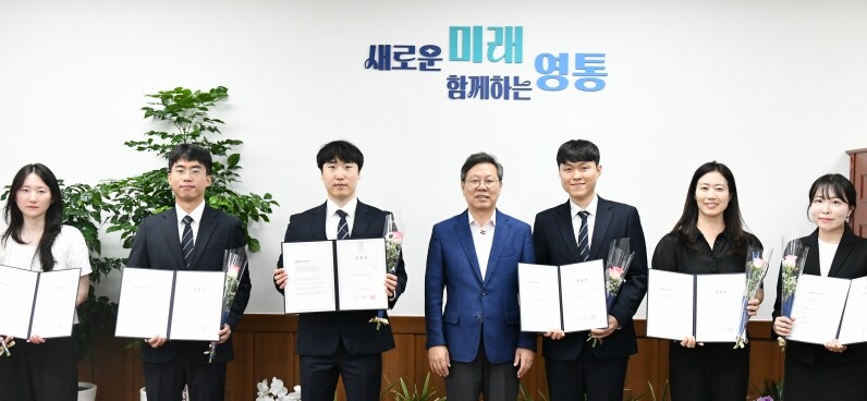 박사승 수원영통구청장, 신규 공직자 ...