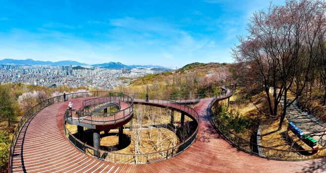 중랑구 용마산 스카이워크 이용객 10...