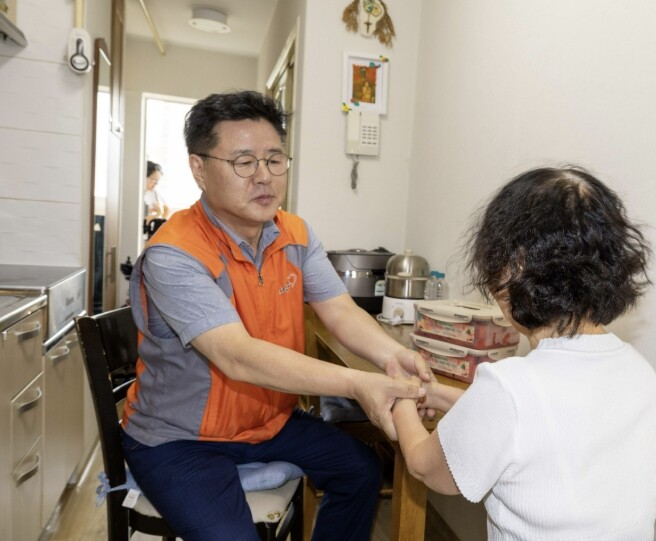 한대희 군포시장, 저소득 장애인 가구...