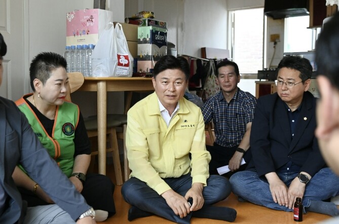 [기획]조용익 부천시장, 폭염경보 속...