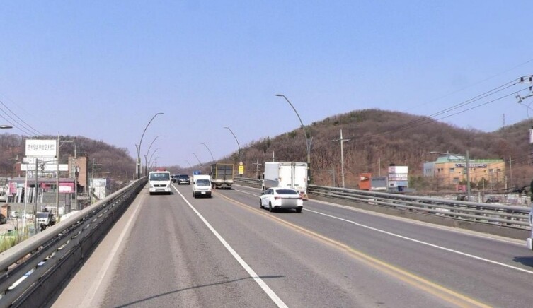 인천 검단구, 왕길고가교 시선유도봉 ...