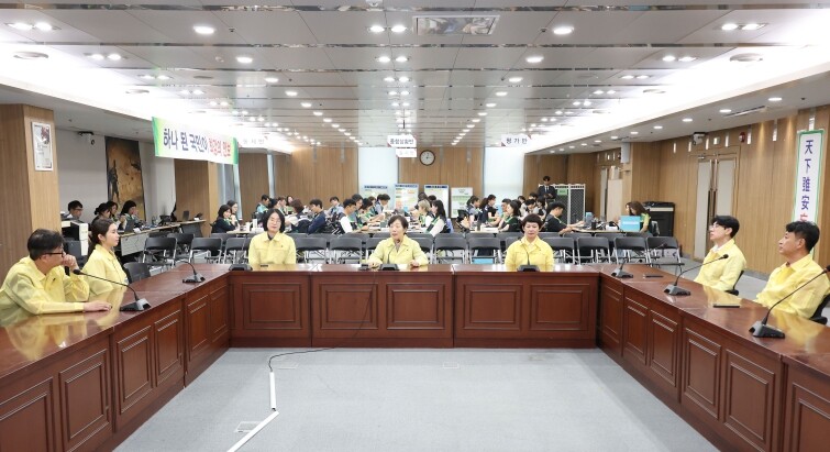 대전 동구의회, 을지연습장 격려 방문...