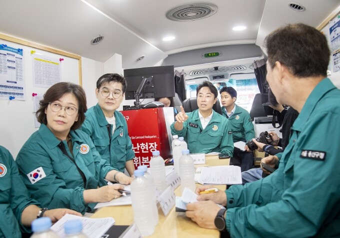 김경대 용산구청장, 을지연습 통합지원...