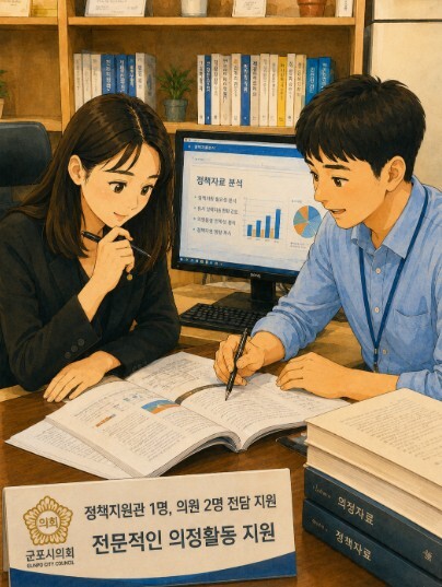 의원 2명에 정책지원관 1명… 군포시...